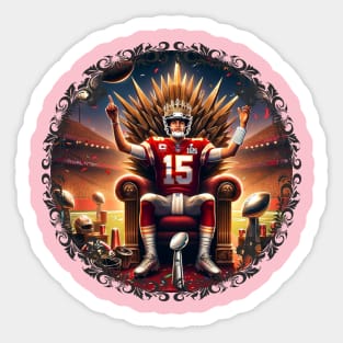 MAHOMES KING OF UNIVERS Sticker